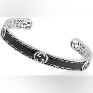 🔥Gucci unisex sterling silver&enamel bracelet